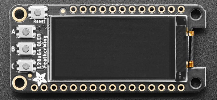 Image of the Adafruit 128x64 OLED display